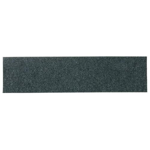 Selvklæbende trappemåtter 15 stk. 76x20 cm rektangulær grøn