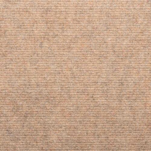 Selvklæbende trappemåtter 30 stk. 56x17x3 cm beige