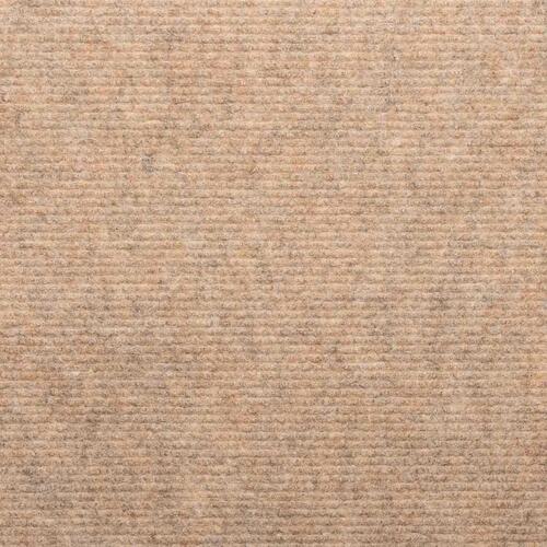 Selvklæbende trappemåtter 20 stk. 65x22,5x3,5 cm beige
