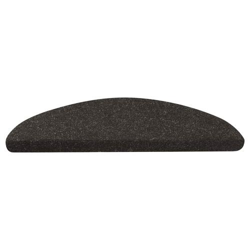Selvklæbende trappemåtter 20 stk. 65x22,5x3,5 cm sort
