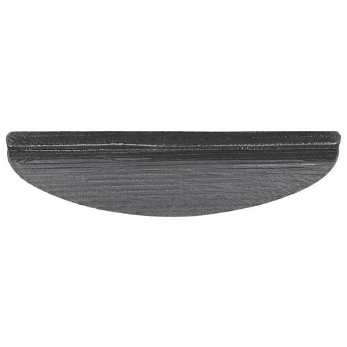 Selvklæbende trappemåtter 20 stk. 65x22,5x3,5 cm sort