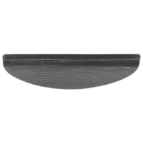 Selvklæbende trappemåtter 20 stk. 56x17x3 cm grå