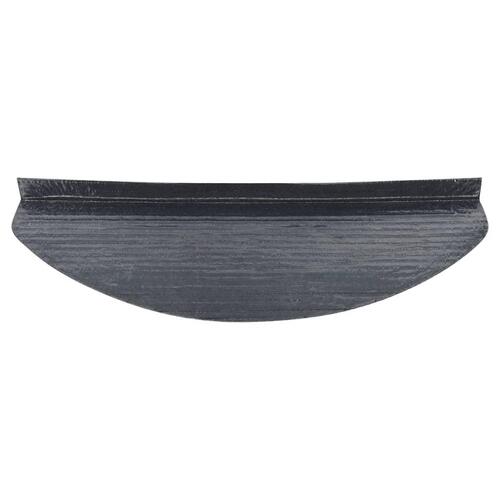 Selvklæbende trappemåtter 10 stk. 65x22,5x3,5 cm grå