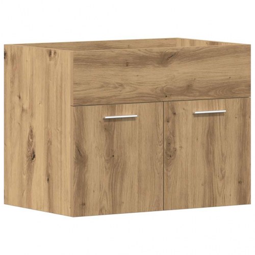 Badeværelsesvaskeskab 60 × 38,5 × 46 cm - konstrueret træ, kunsteg