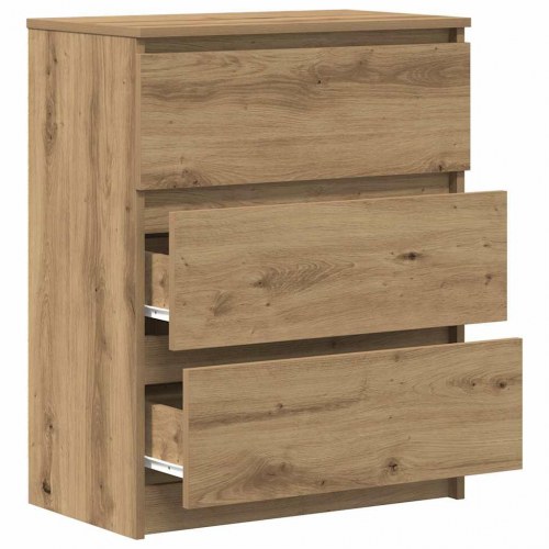 Skænk med 3 skuffer 60×35×76 cm - kunsteg