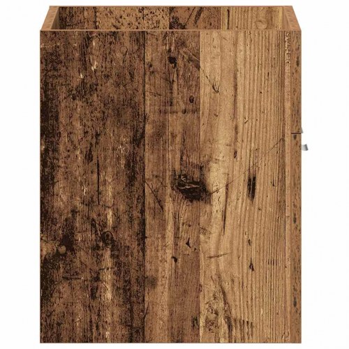 Badeværelsesvaskeskab 60 × 38,5 × 46 cm - konstrueret træ, antikt træ