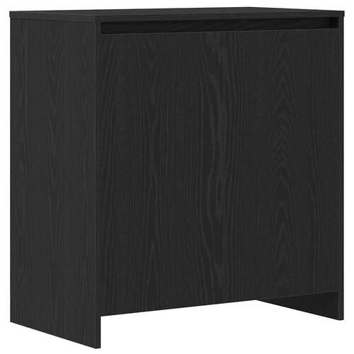 Skænk 70x41x75 cm konstrueret træ sort egetræsfarve
