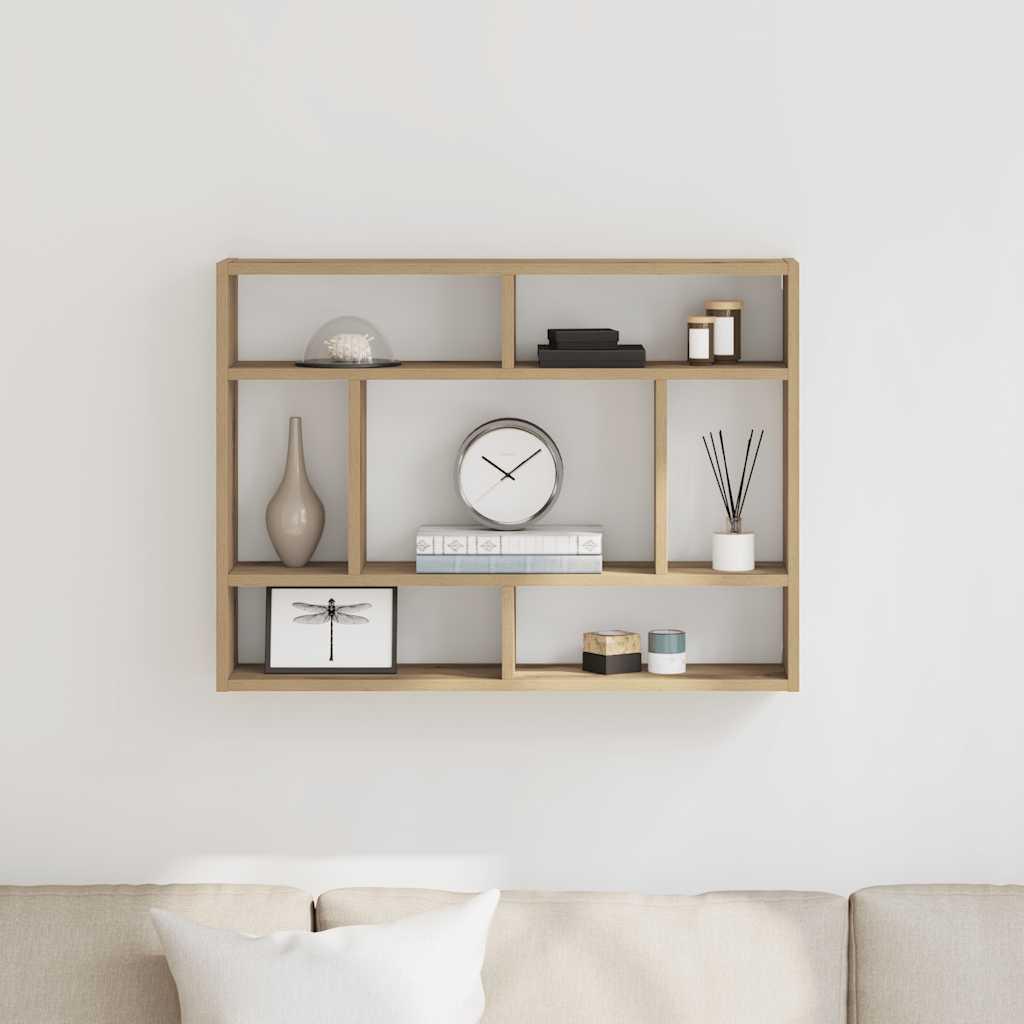 Væghylde 75X16X55 Cm Konstrueret Træ - artisan eg