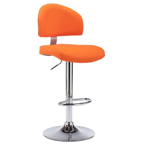 Barstol kunstlæder orange