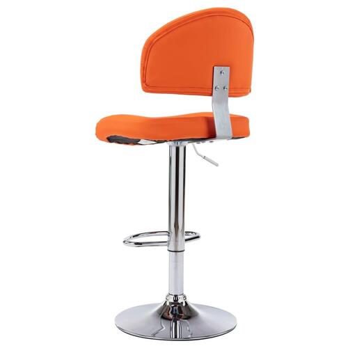 Barstol kunstlæder orange