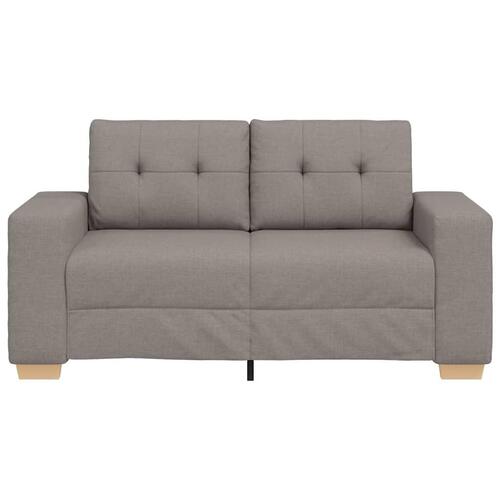 Elskovssofa 120 cm stof gråbrun