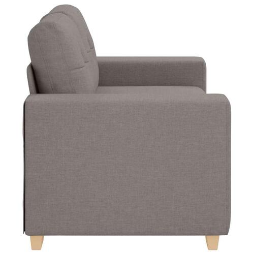 Elskovssofa 120 cm stof gråbrun