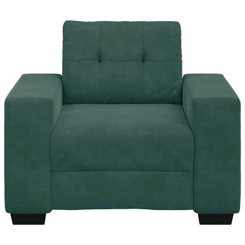 Sofastol 60 cm fløjl lysegrøn
