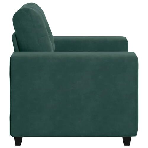 Sofastol 60 cm fløjl lysegrøn