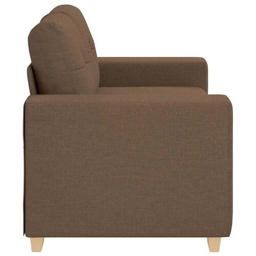 Elskovssofa 120 cm stof brun