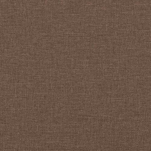 Elskovssofa 120 cm stof brun