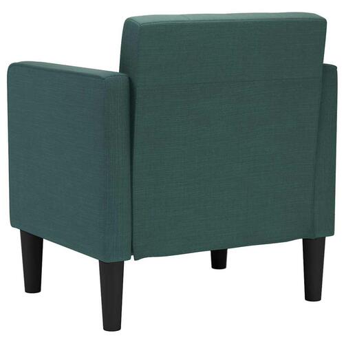 Sofastol med armlæn 53 cm stof mørkegrøn