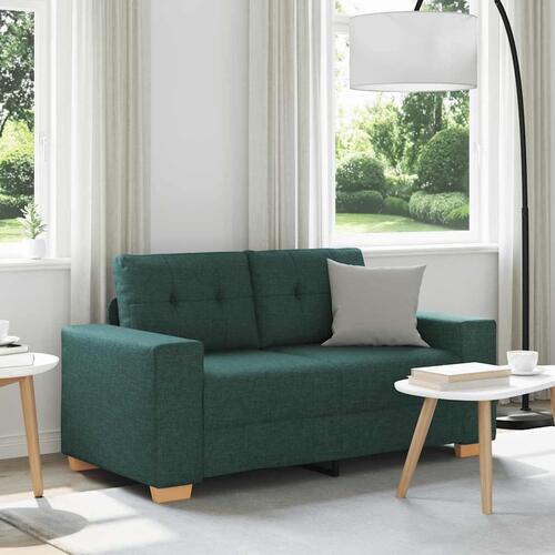 Elskovssofa 120 cm stof mørkegrøn