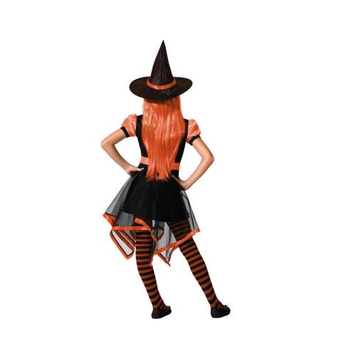 Kostume til børn Orange Heks 3-4 år