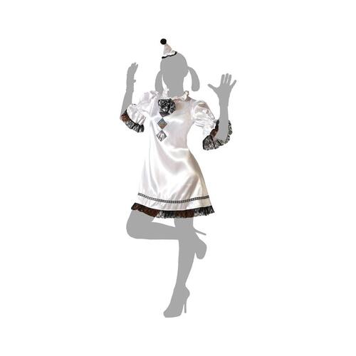 Kostume til voksne Hvid Mande klovn M/L
