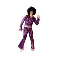 Kostume til voksne Fuchsia Disco XS/S