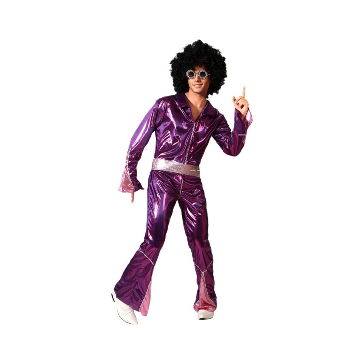 Kostume til voksne - Fuchsia Disco (XS/S)