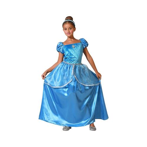 Kostume til børn Blå Prinsesse 5-6 år