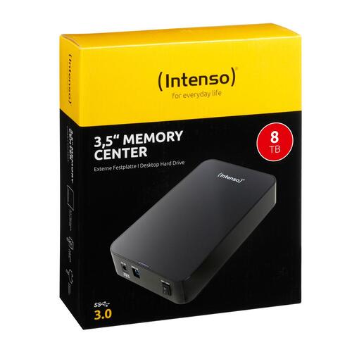 Ekstern harddisk INTENSO 6031516 8 TB Sort