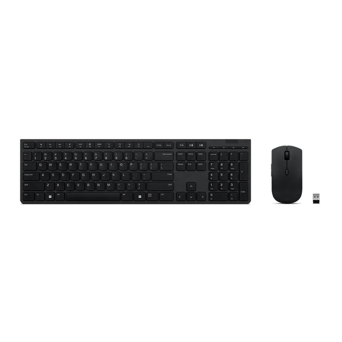 Lenovo tastatur og mus 4X31K03961 - trådløst, grå (portugisisk)