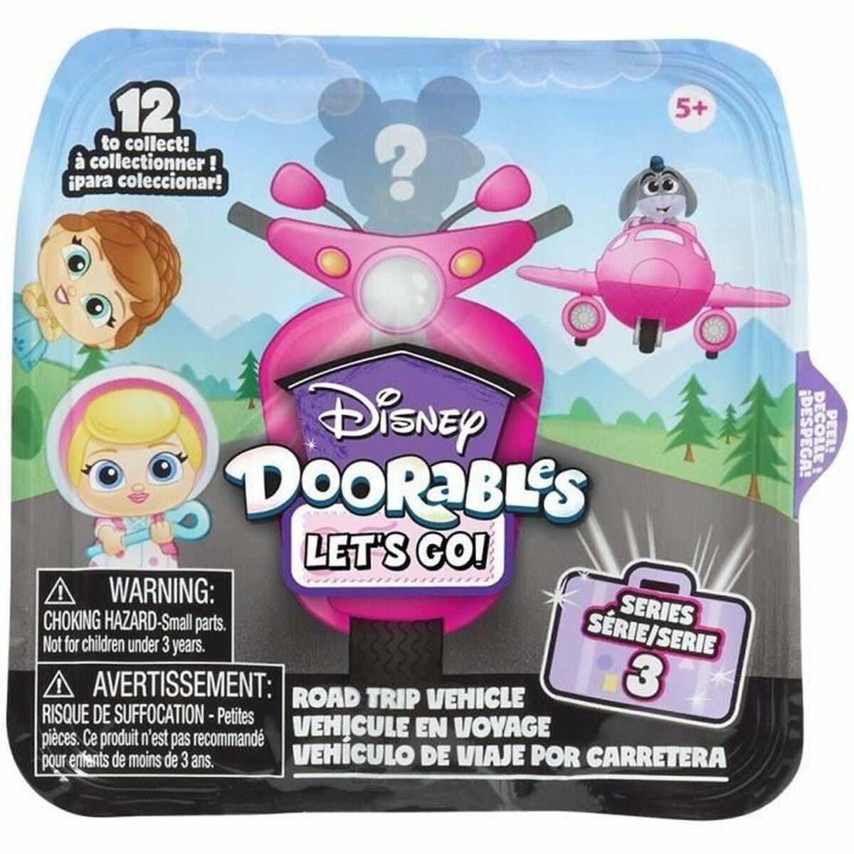 Disney Doorables Let’s Go - Bil og figur, 2 dele