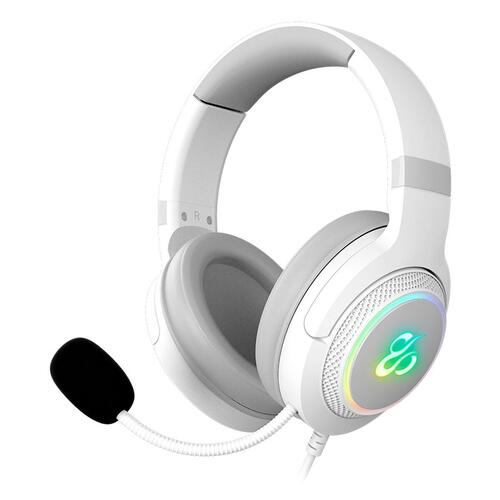 Hovedtelefoner med mikrofon Newskill NS-HS-SOBEK-71-IV Hvid