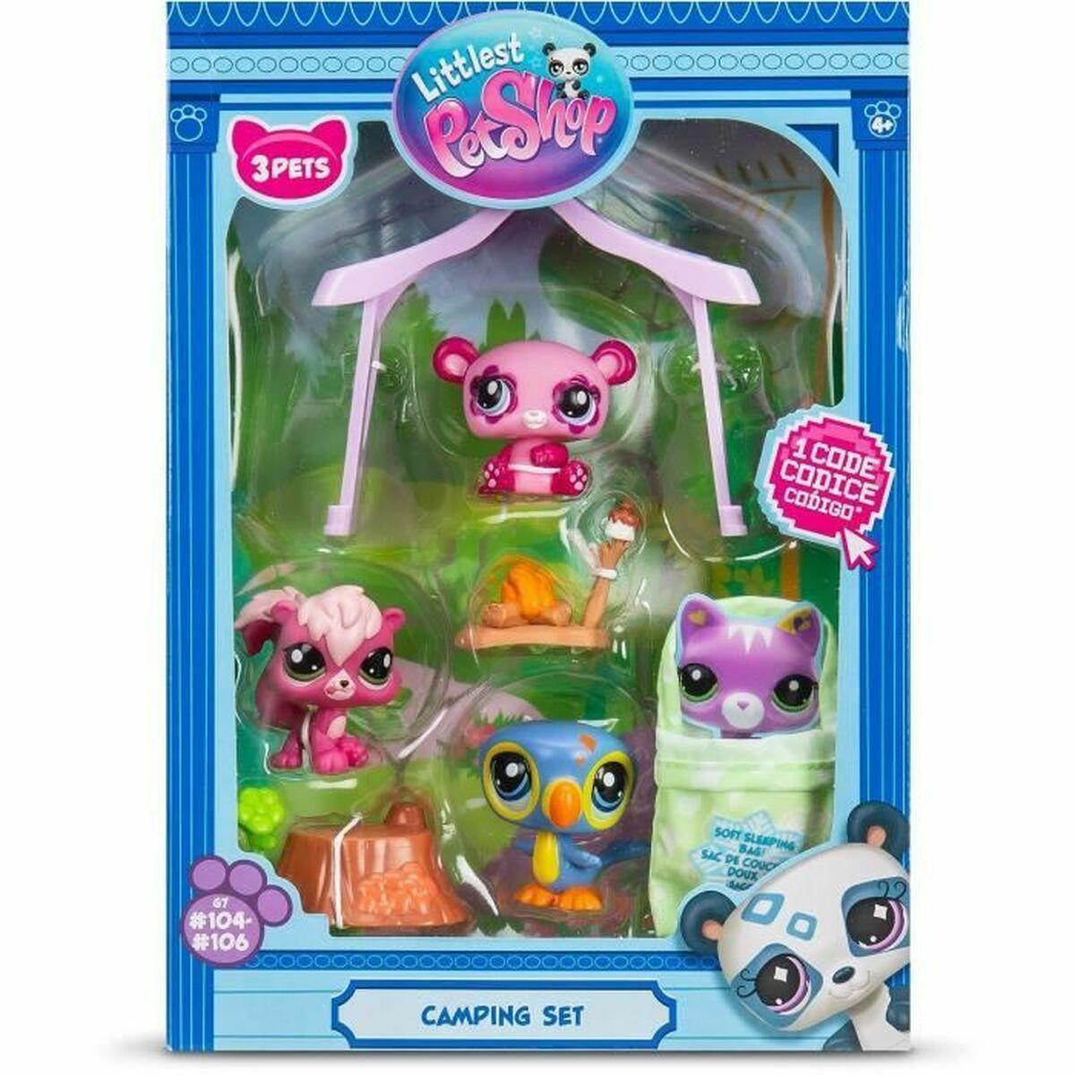 Bandai Littlest Pet Shop - Camping playset (rose)