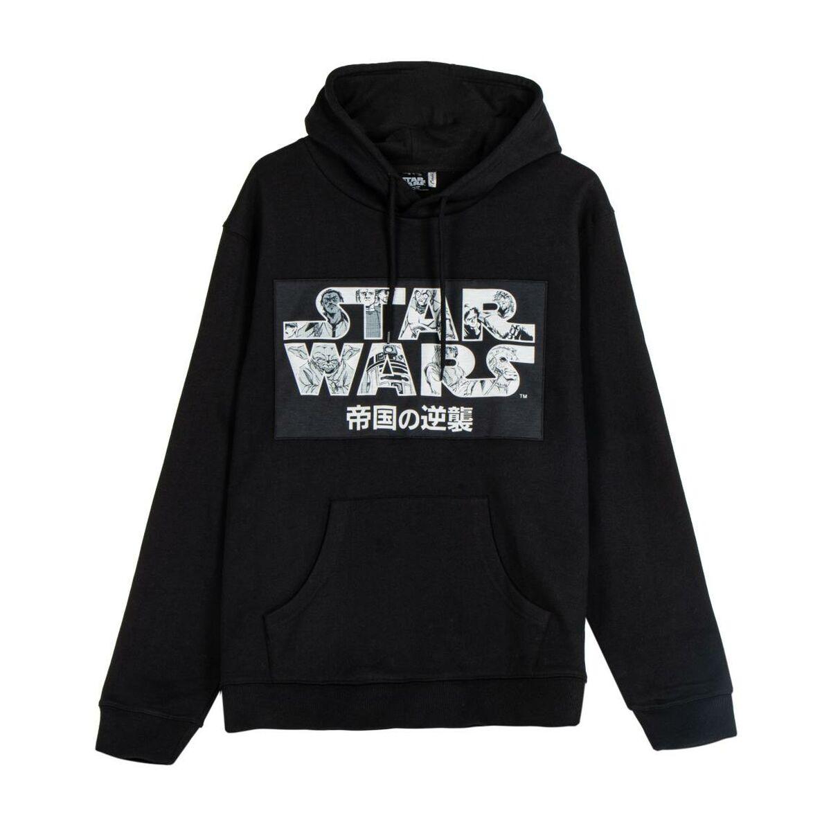 Hættetrøje til Mænd Star Wars Sort L