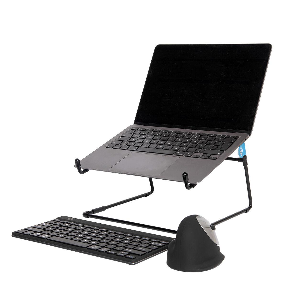 R-Go Laptop stand Steel Office - Stander til notebook - 5 kg lastkapacitet - 10 - 22 - sort