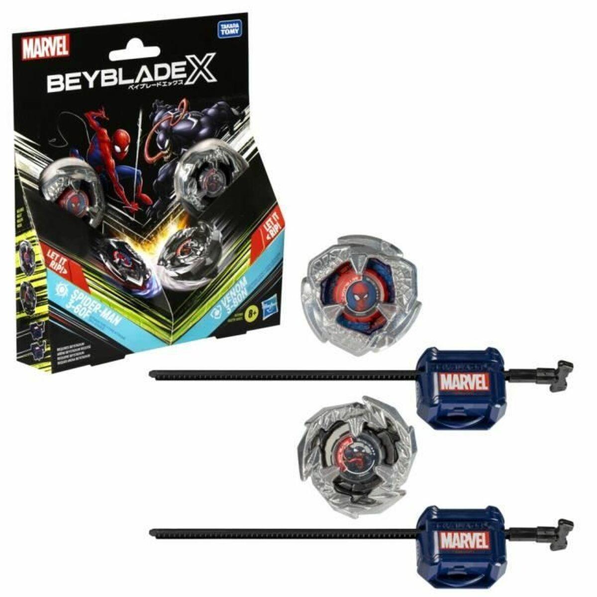 Hasbro Beyblade X - Spider-Man 3-60F vs. Venom 3-80N Playset