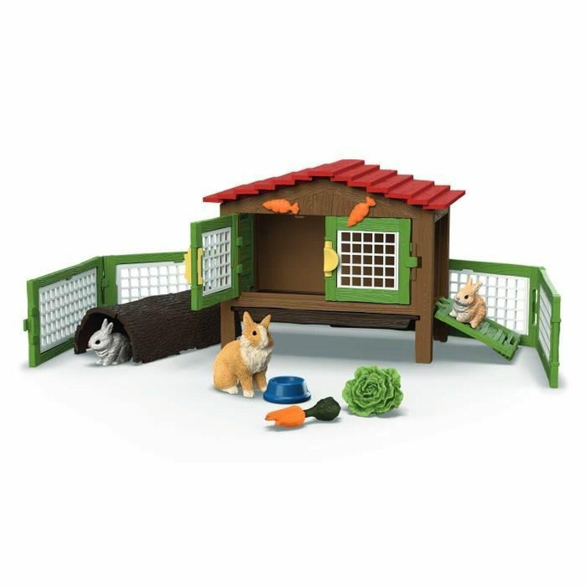 Schleich Rabbit Hutch Set - kaninbur playset til børn billede