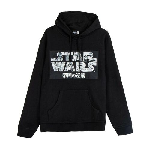 Hættetrøje til Mænd Star Wars Sort S