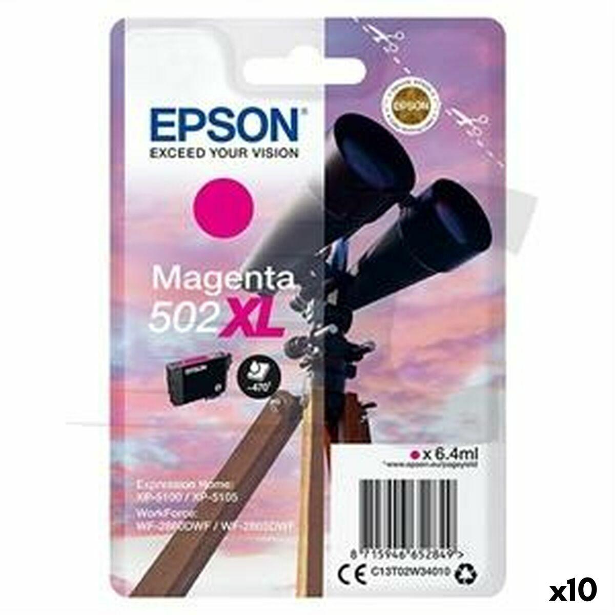 Epson 502XL Magenta - original blækpatron (10-pak)