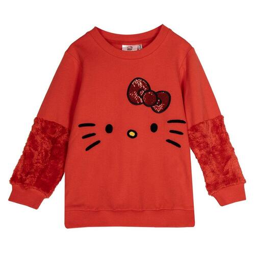 Sweaters uden Hætte Hello Kitty Rød 10 år