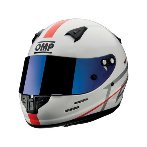 Hjelm OMP KJ8 EVO XS Hvid