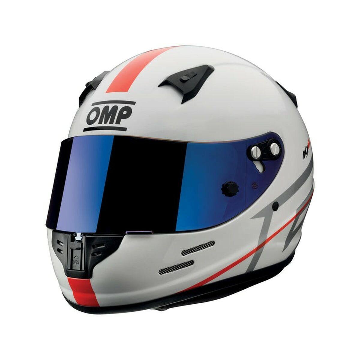 Hjelm OMP KJ8 EVO XS Hvid