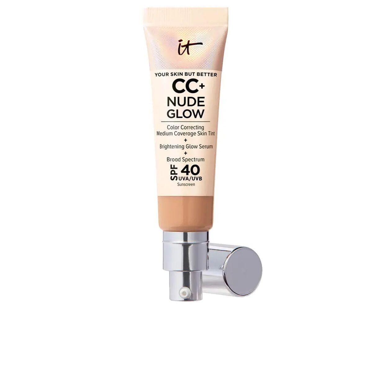Foundation It Cosmetics CC+ Nude Glow Medium Tan SPF 40 - 32 ml