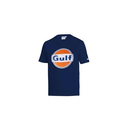 Kortærmet T-shirt til Mænd Sparco Gulf Marineblå XL