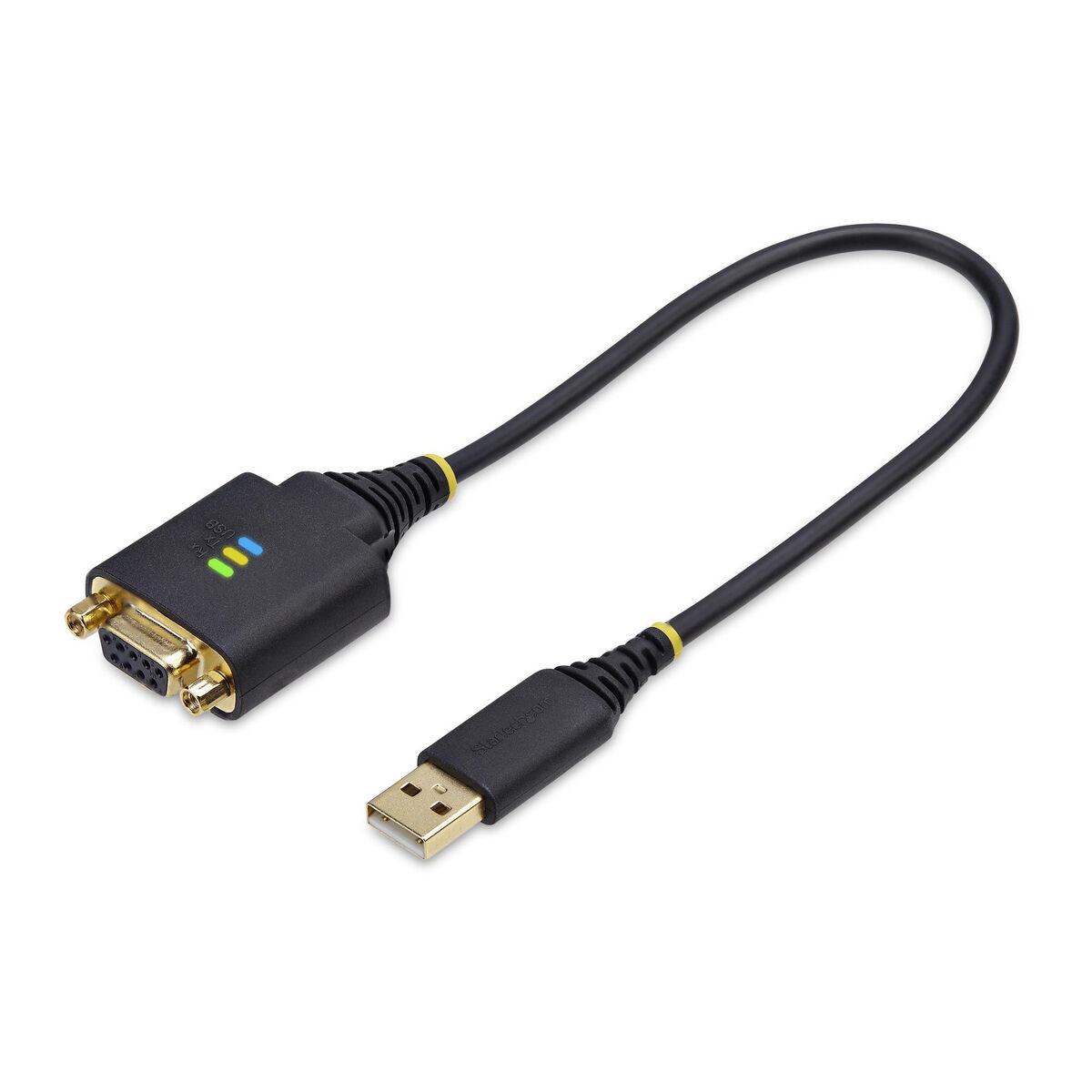 Startech USB til DB9 seriel adapterkabel, sort - 30 cm