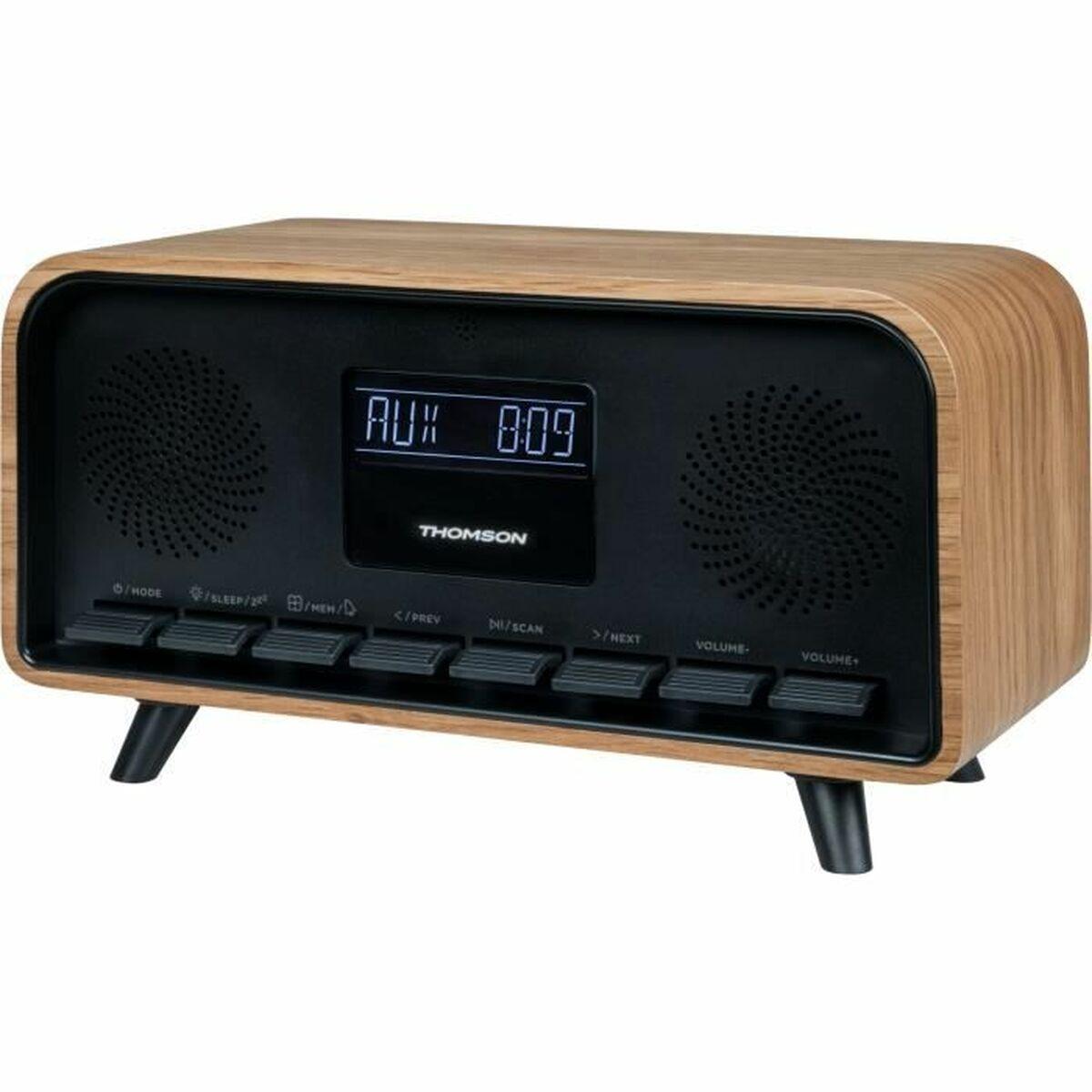 Thomson Vintage Cosy radio - brun/sort, FM, Bluetooth, USB-C
