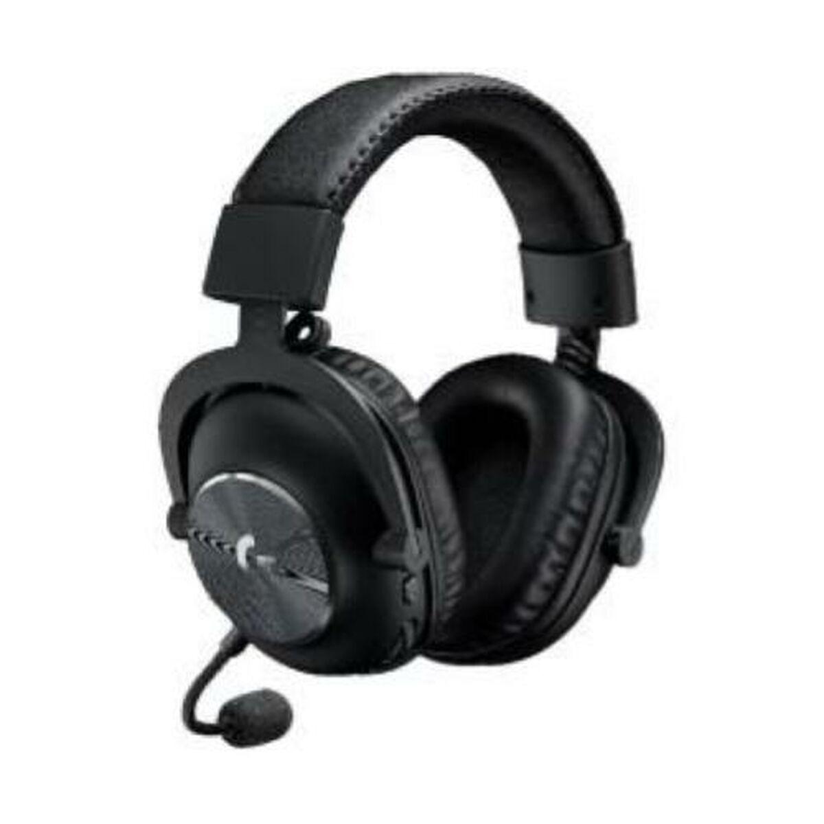 Hovedtelefoner med mikrofon Logitech 991-000358 Sort