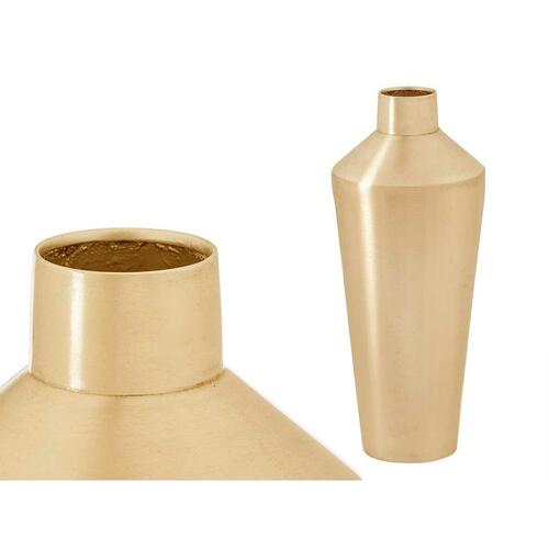 Vase GiftDecor 10219-SG Gylden Jern 16 x 40 x 16 cm (4 enheder)