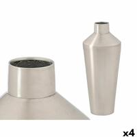 Vase GiftDecor 10219-SS Sølvfarvet Jern 16 x 40 x 16 cm (4 enheder)