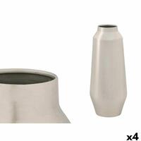 Vase GiftDecor 10216-SS Sølvfarvet Jern 18 x 40 x 18 cm (4 enheder)