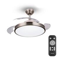 Loftsventilator med lys Philips Atlas 35 W 28 W 4500 Lm nikkel (2700 K)